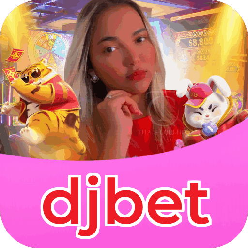 Interface do aplicativo djbet mostrando jogos disponíveis no iOS e Android